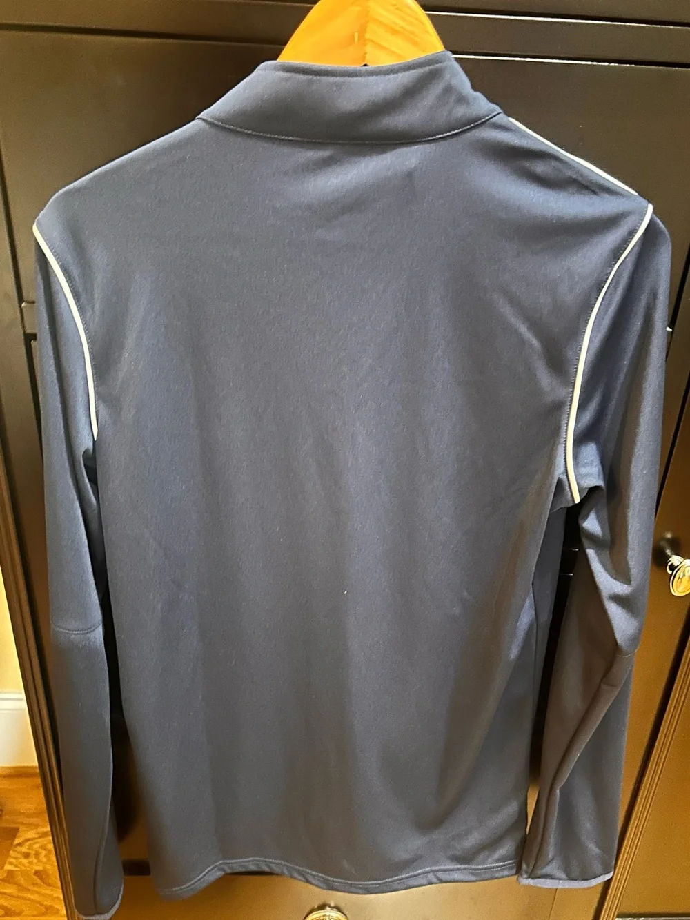 Nike Navy Track Jacket with White Piping